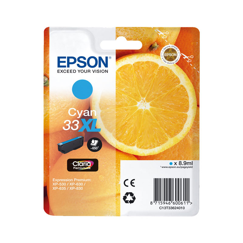 INKJET ORIGINAL EPSON Nº33XL INKJET ORIGINAL EPSON Nº33XL