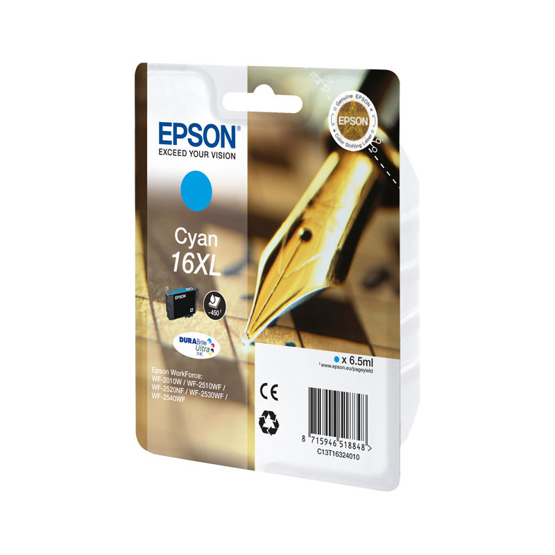 INKJET ORIGINAL EPSON Nº16XL INKJET ORIGINAL EPSON Nº16XL