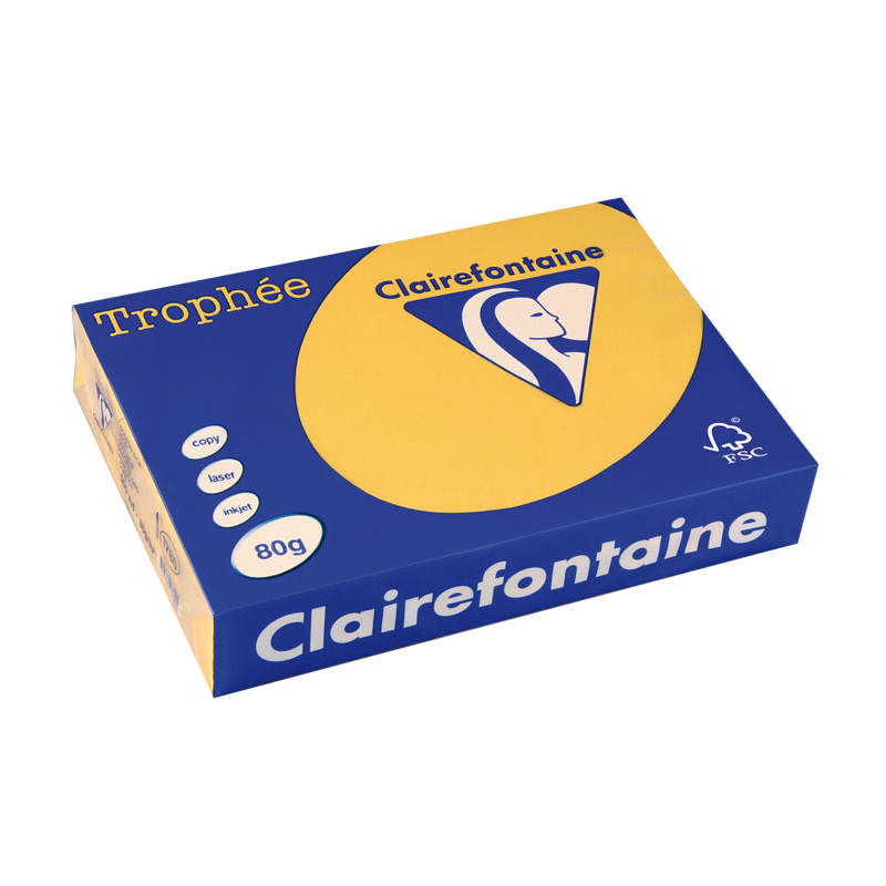 PAQUETE 500h PAPEL TROPHÉE CLAIREFONTAINE A4 PASTEL PAQUETE 500h PAPEL TROPHÉE CLAIREFONTAINE A4 PASTEL