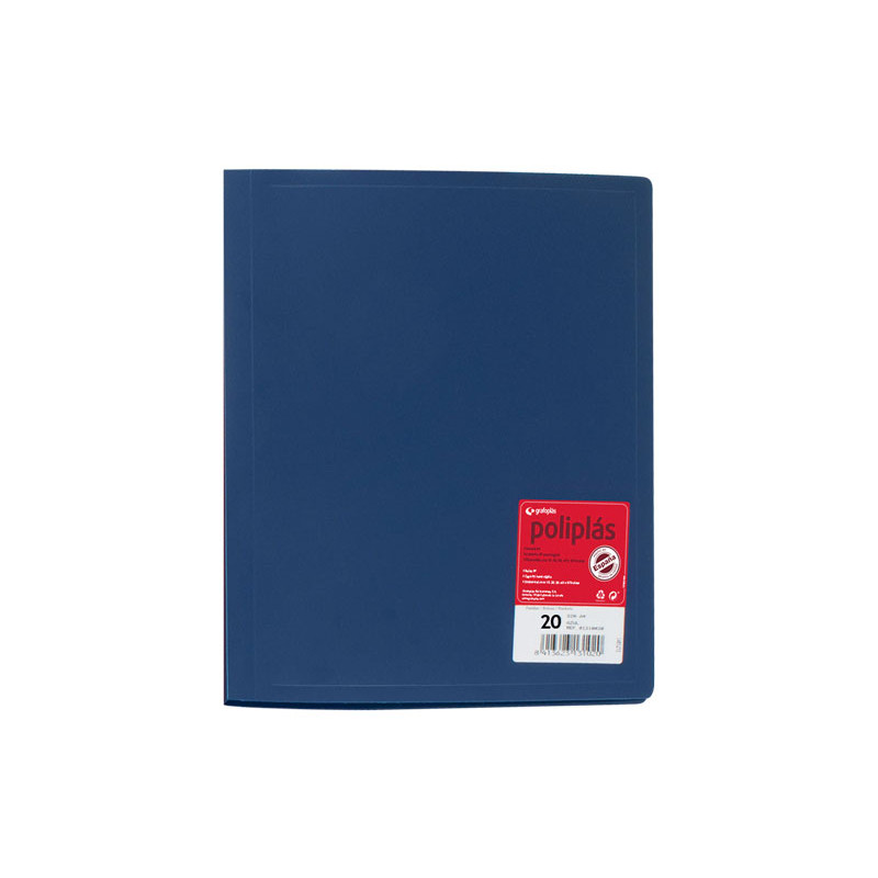 CARPETA CON 20 FUNDAS GRAFOPLAS POLIPLÁS CARPETA CON 20 FUNDAS GRAFOPLAS POLIPLÁS
