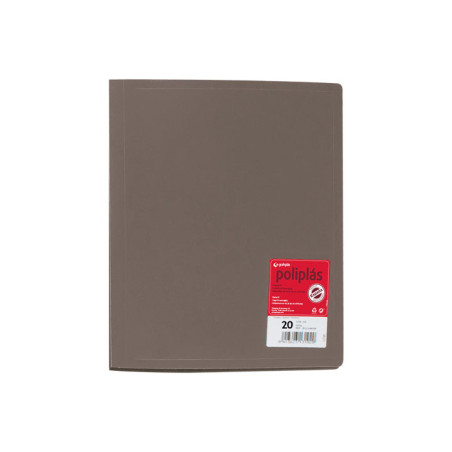 CARPETA CON 20 FUNDAS GRAFOPLAS POLIPLÁS