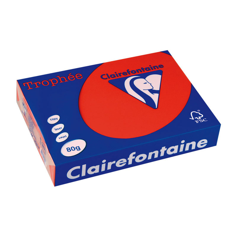 PAQUETE 500h PAPEL TROPHÉE CLAIREFONTAINE A4 INTENSO PAQUETE 500h PAPEL TROPHÉE CLAIREFONTAINE A4 INTENSO