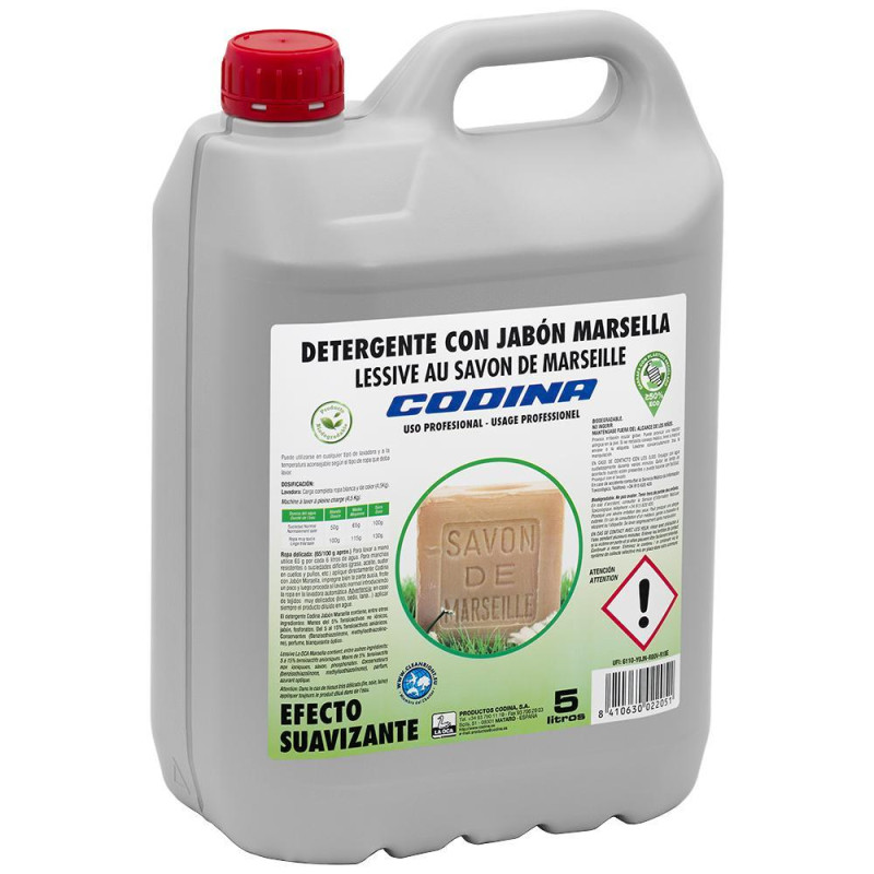 GARRAFA DETERGENTE LÍQUIDO MARSELLA 5L GARRAFA DETERGENTE LÍQUIDO MARSELLA 5L