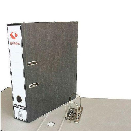 ARCHIVADOR JASPEADO GRAFOPLAS ECOCLASIC 65mm A4