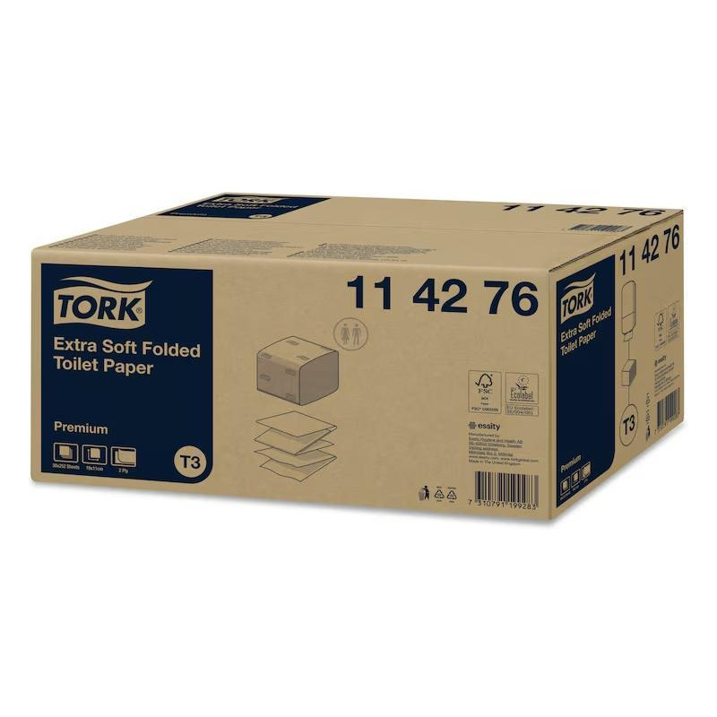 CAJA 30 RECAMBIOS PAPEL HIGIÉNICO TORK EXTRA SUAVE PARA T3 CAJA 30 RECAMBIOS PAPEL HIGIÉNICO TORK EXTRA SUAVE PARA T3