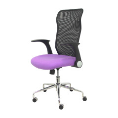 SILLA MINAYA TELA CON BRAZOS MALLA NEGRA