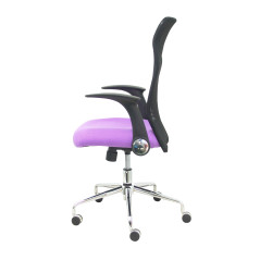 SILLA MINAYA TELA CON BRAZOS MALLA NEGRA