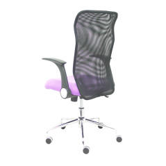 SILLA MINAYA TELA CON BRAZOS MALLA NEGRA