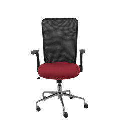 SILLA MINAYA TELA CON BRAZOS MALLA NEGRA