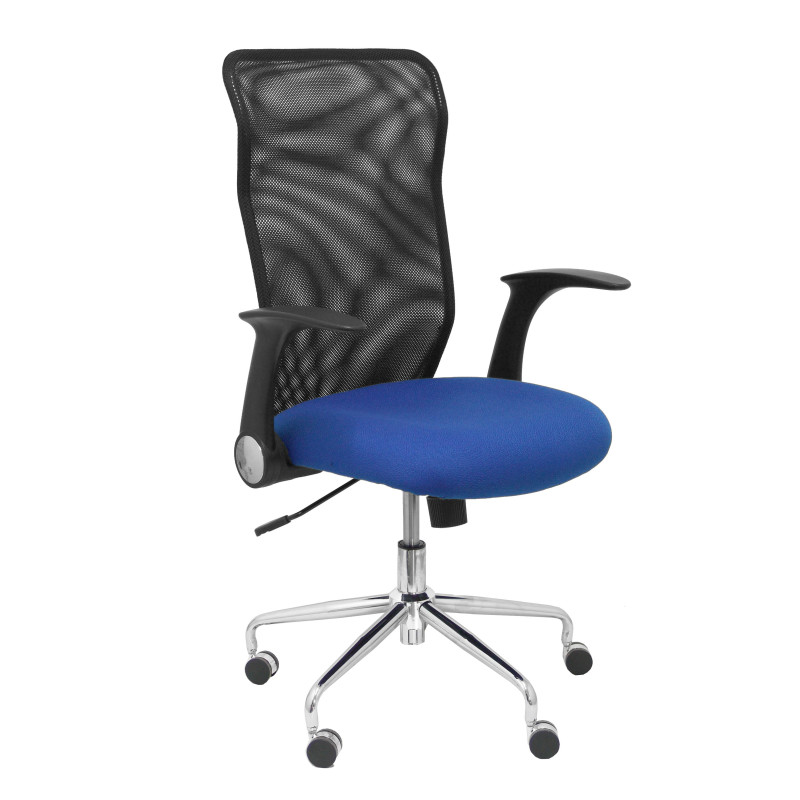 SILLA MINAYA TELA CON BRAZOS MALLA NEGRA SILLA MINAYA TELA CON BRAZOS MALLA NEGRA