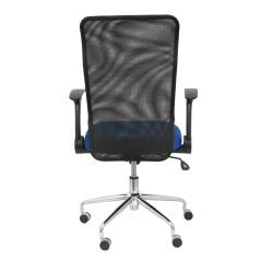 SILLA MINAYA TELA CON BRAZOS MALLA NEGRA