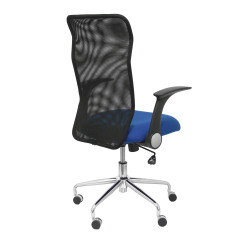 SILLA MINAYA TELA CON BRAZOS MALLA NEGRA