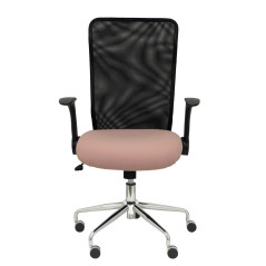 SILLA MINAYA TELA CON BRAZOS MALLA NEGRA