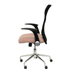 SILLA MINAYA TELA CON BRAZOS MALLA NEGRA