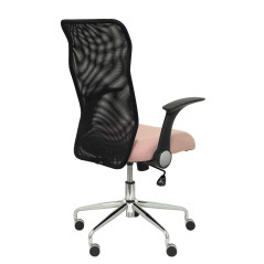 SILLA MINAYA TELA CON BRAZOS MALLA NEGRA
