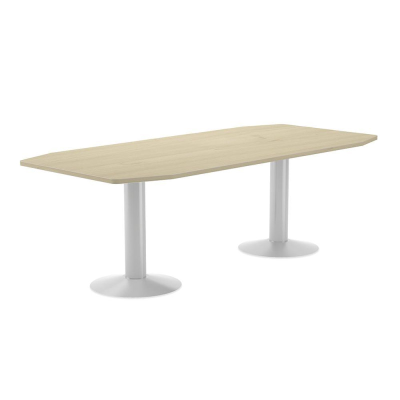 MESA REUNIÓN ROCADA MEETING 220x100cm ESTRUCTURA BLANCA MESA REUNIÓN ROCADA MEETING 220x100cm ESTRUCTURA BLANCA