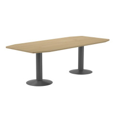 MESA REUNIÓN ROCADA MEETING 220x100cm ESTRUCTURA ANTRACITA