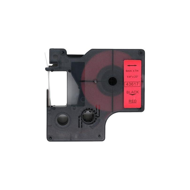 CINTA ROTULAR COMPATIBLE DYMO D1 6 mm x 7m COLORES CINTA ROTULAR COMPATIBLE DYMO D1 6 mm x 7m COLORES