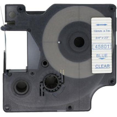 CINTA ROTULAR COMPATIBLE DYMO D1 19 mm x 7m TRANSPARENTE