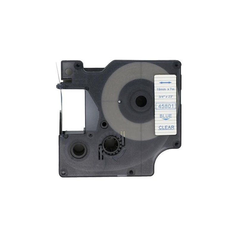 CINTA ROTULAR COMPATIBLE DYMO D1 19 mm x 7m TRANSPARENTE CINTA ROTULAR COMPATIBLE DYMO D1 19 mm x 7m TRANSPARENTE