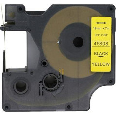 CINTA ROTULAR COMPATIBLE DYMO D1 19 mm x 7m COLORES
