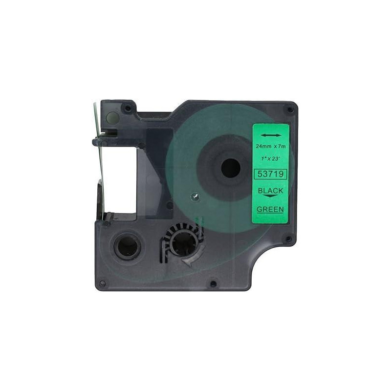 CINTA ROTULAR COMPATIBLE DYMO D1 24 mm x 7m COlORES CINTA ROTULAR COMPATIBLE DYMO D1 24 mm x 7m COlORES