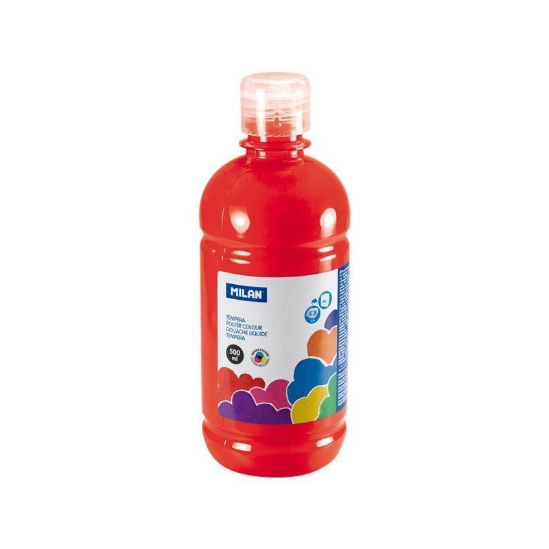 BOTE TÉMPERA ESCOLAR MILAN 500ml BOTE TÉMPERA ESCOLAR MILAN 500ml