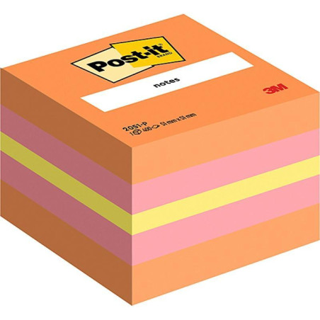 MINICUBO 400h NOTAS POST-IT REPOSICIONABLES 51x51mm