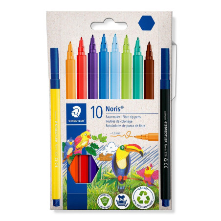 CAJA 10 ROTULADORES STAEDTLER NORIS 326