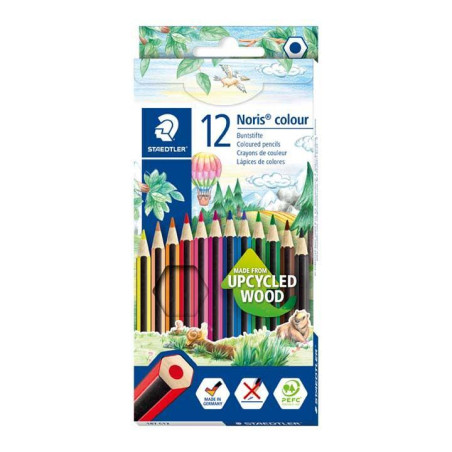 CAJA 12 LÁPICES STAEDTLER NORIS COLOUR 185