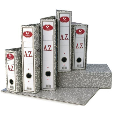 ARCHIVADOR JASPEADO GRAFOPLAS ECOCLASIC 65mm 4º APAISADO