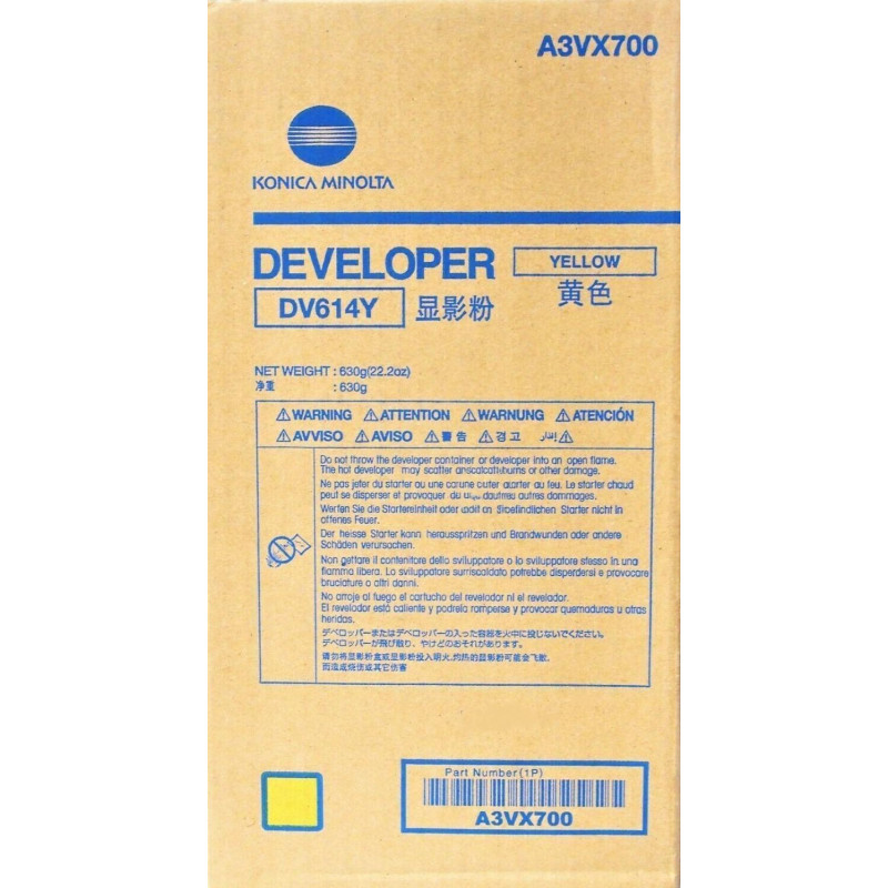 DEVELOPER ORIGINAL KONICA MINOLTA DV614 DEVELOPER ORIGINAL KONICA MINOLTA DV614