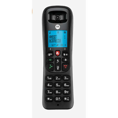 CD4001 TELÉFONO DECT NEGRO IDENTIFICADOR DE LLAMADAS