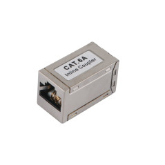 221171 CAMBIADOR DE GÉNERO PARA CABLE RJ-45 PLATA