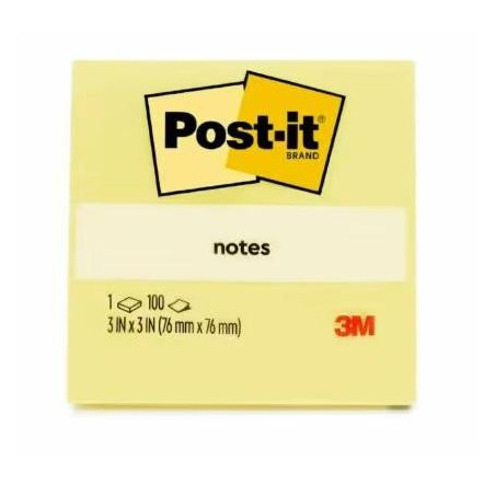 PACK 12 BLOCS NOTAS POST-IT 76x76mm CANARY