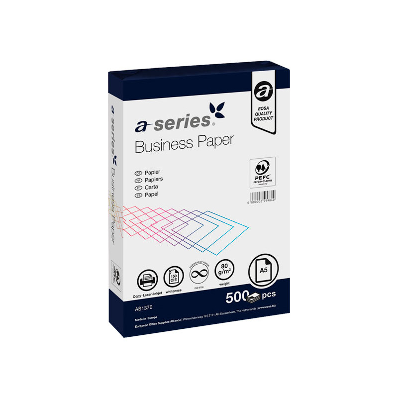 PAQUETE 500h PAPEL A-SERIES BUSINESS A5 PAQUETE 500h PAPEL A-SERIES BUSINESS A5