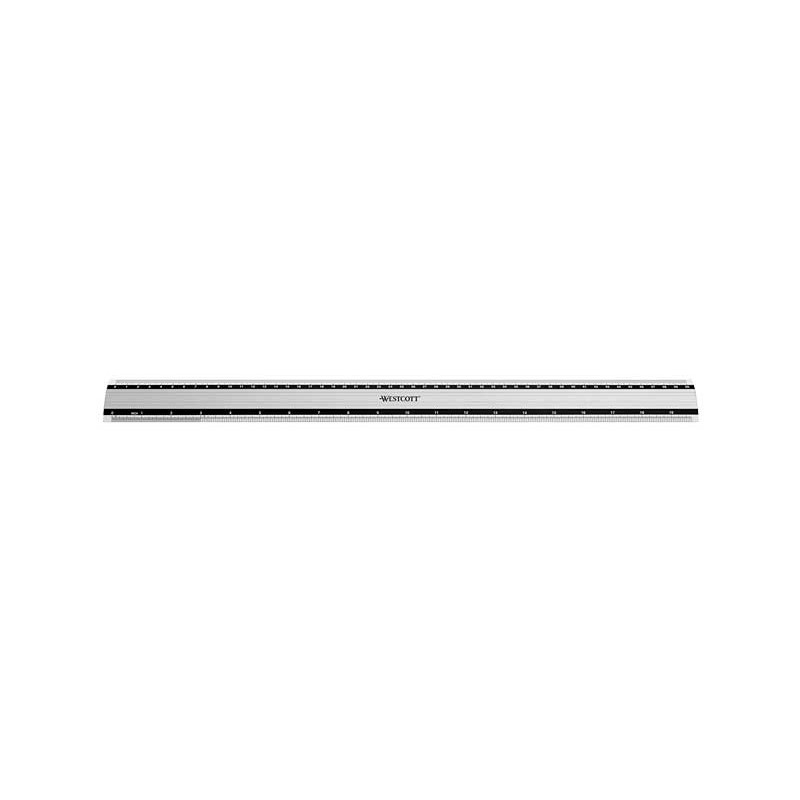 REGLA ANTIDESLIZANTE WESTCOTT ALUMINIO 50cm REGLA ANTIDESLIZANTE WESTCOTT ALUMINIO 50cm