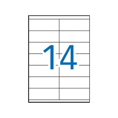 CAJA 500h ETIQUETAS POLIVALENTES APLI 105x40mm