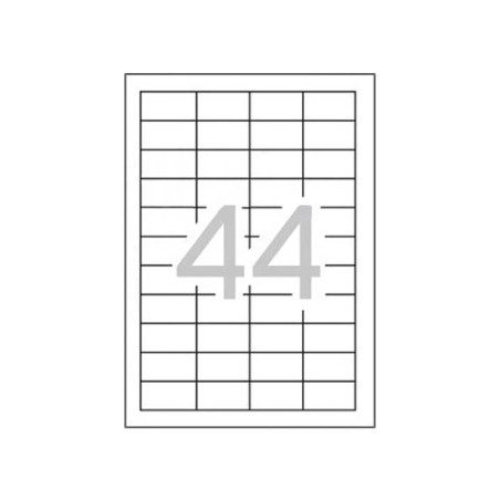 CAJA 20h ETIQUETAS APLI POLIÉSTER 48,5x25,4mm