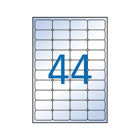 CAJA 10h ETIQUETAS APLI POLIÉSTER 48,5x25,4mm