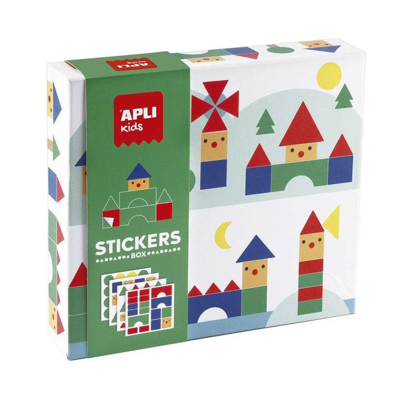 JUEGO DE GOMETS APLI KIDS "GEOMÉTRICOS PUEBLOS" JUEGO DE GOMETS APLI KIDS "GEOMÉTRICOS PUEBLOS"