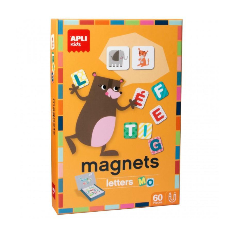 CAJA 60 IMANES APLI KIDS "MAGNETS: LETRAS" CAJA 60 IMANES APLI KIDS "MAGNETS: LETRAS"