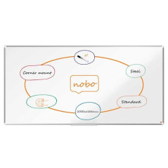 PIZARRA BLANCA NOBO PREMIUM PLUS 200x100cm ACERO LACADO