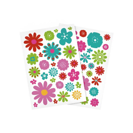 BLÍSTER 180 PEGATINAS MAILDOR DECORATIVAS: FLORES