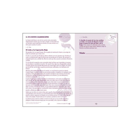 LIBRETA REDACCIONES ADDITIO 3r CICLO "CUENTOS E HISTORIAS" CASTELLANO