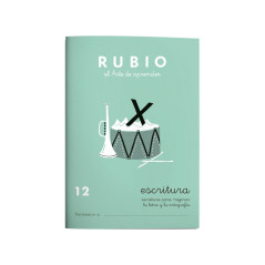 PACK 10 CUADERNOS RUBIO ESCRITURA PRIMARIA 12