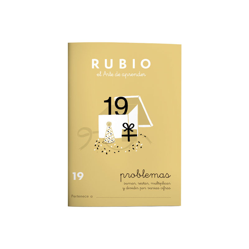 PACK 10 CUADERNOS RUBIO PROBLEMAS P19 PACK 10 CUADERNOS RUBIO PROBLEMAS P19