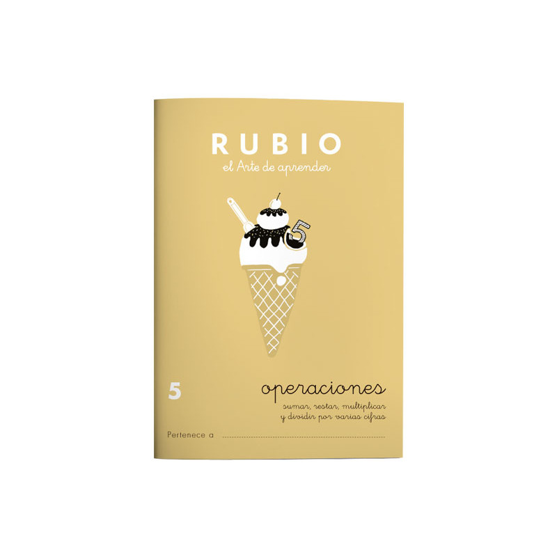 PACK 10 CUADERNOS RUBIO OPERACIONES P5 PACK 10 CUADERNOS RUBIO OPERACIONES P5