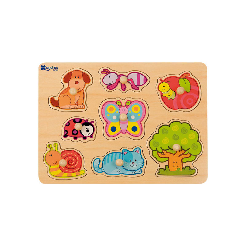 PUZZLE 8 PIEZAS ANDREU TOYS: GARDEN PUZZLE 8 PIEZAS ANDREU TOYS: GARDEN