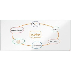 PIZARRA BLANCA NOBO PREMIUM PLUS 270x120cm ACERO VITRIFICADO